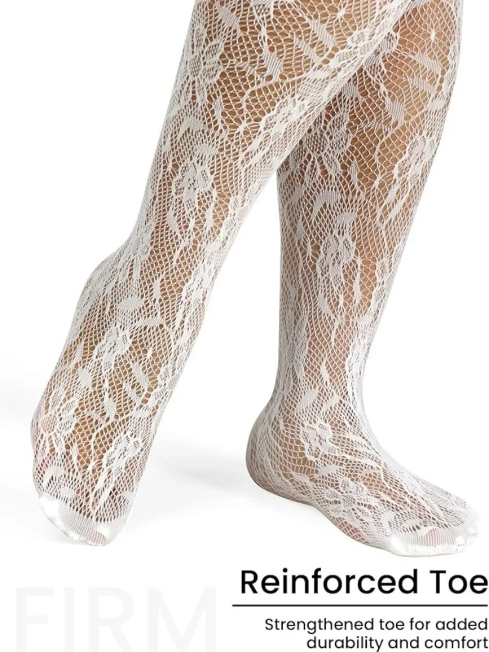 Floral Lace Plus Size Tights